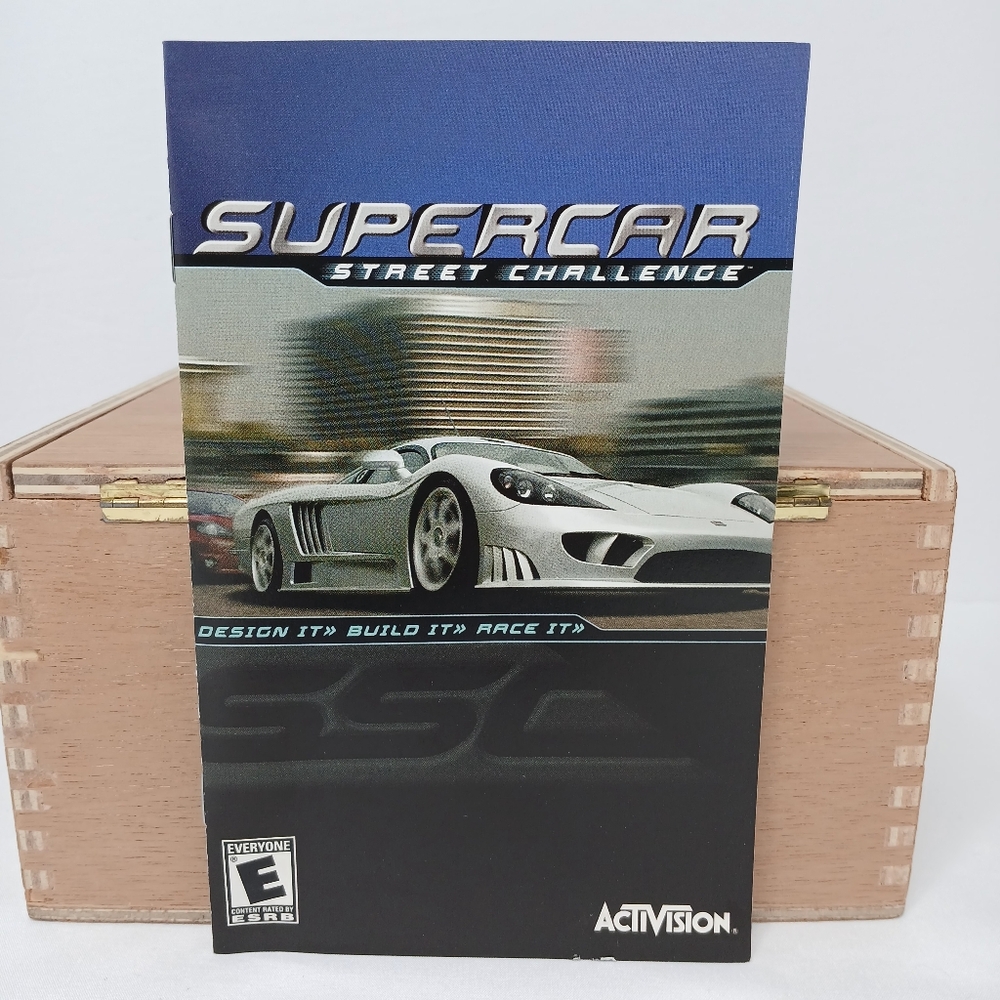 Sony Playstation 2 Supercar Street Challenge MANUAL ONLY PS2 2001